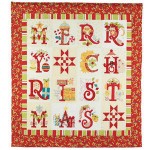 Merry Christmas To All Applique Quilt Block of the Month