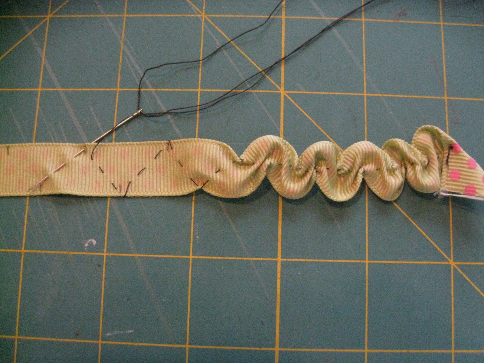 Ruched Flower (Step 2b)