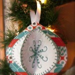 Scrappy Christmas Ornament