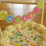 Mini Cake Banner {Guest Post from Passion-for-Parties.com}