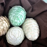 Paper Punched Easter Eggs