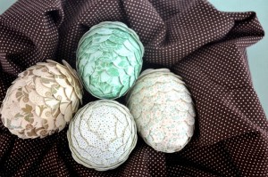 Paper Punched Easter Eggs