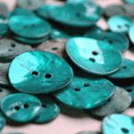 Turquoise Button Necklace Kit