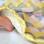 Knit Entrelac Baby Blanket