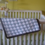 Tunisian Crochet - Entrelac Style Baby Blanket