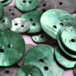 Sea Green Button Necklace Kit