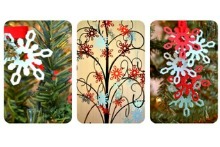 Three projects from one martha stewart snowflake paper punch - featured image