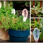 (With Effect) Garden Markers from Wooden Spoons Photo Collage