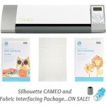 Silhouette  CAMEO Fabric Interfacing and Blade Sale Promotion