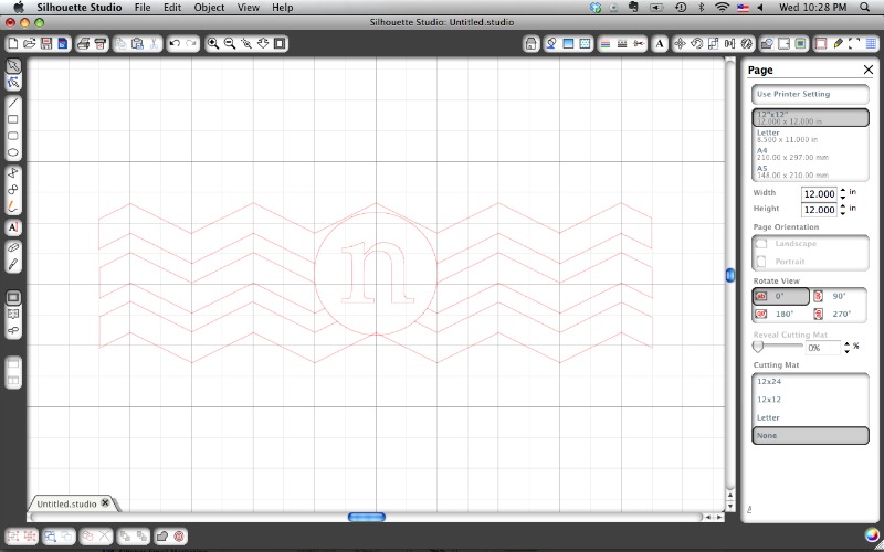 iPhone Decal with Silhouette CAMEO - pink