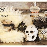 A Halloween Display Filled With Simple Craft Projects You Can Make Yourself from Nikki In Stitches
