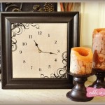 How to Make a Clock from an Old Picture Frame with the Silhouette CAMEO