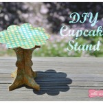 DIY cupcake stand from Silhouette chipboard - Nikki In Stitches