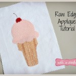 nikki in stitches raw edge applique tutorial