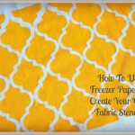 nikki in stitches - how to use freezer paper to create your own fabric stencils