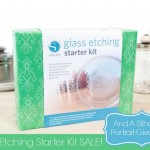 glass etching starter kit sale and silhouette portrait giveaway from nikki in stitches